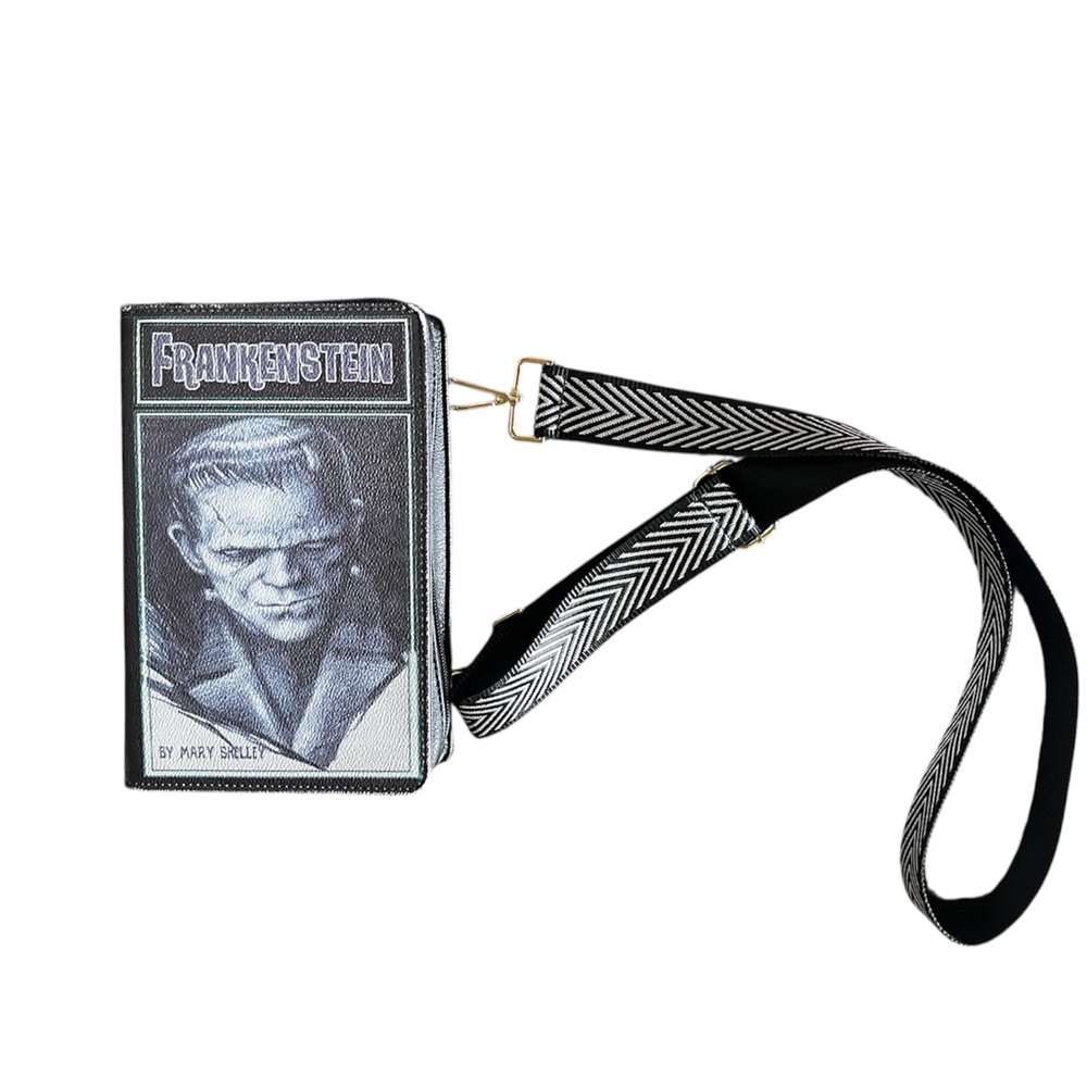 Frankenstein Book Crossbody with Strap